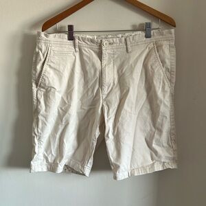 Denim and flower cream shorts size 36